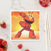 Sesamstraße | Mecha Builders Elmo Serviette (Beispiel)