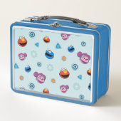 Sesamstraße | Mecha Builders Faces | Name hinzufüg Metall Brotdose (Vorderseite)