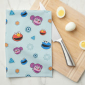 Sesamstraße | Mecha Builders gegenüber Muster Geschirrtuch (Viertel Falte)