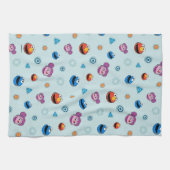 Sesamstraße | Mecha Builders gegenüber Muster Geschirrtuch (Horizontal)