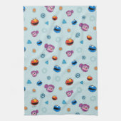 Sesamstraße | Mecha Builders gegenüber Muster Geschirrtuch (Vertikal)