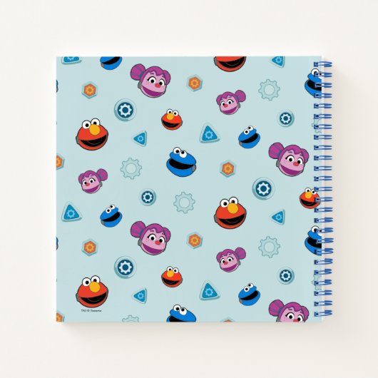 Sesamstraße | Mecha Builders gegenüber Muster Notizblock (Rückseite)
