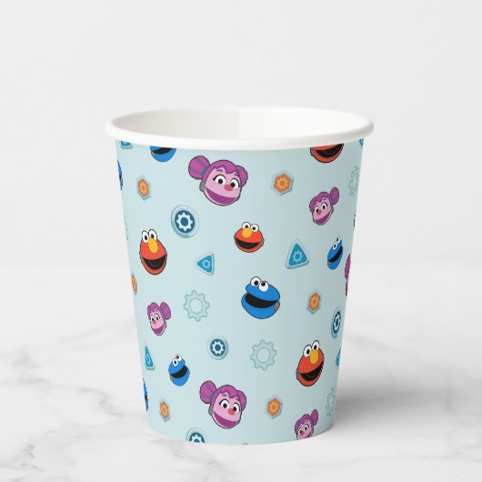 Sesamstraße | Mecha Builders gegenüber Muster Pappbecher (Links)
