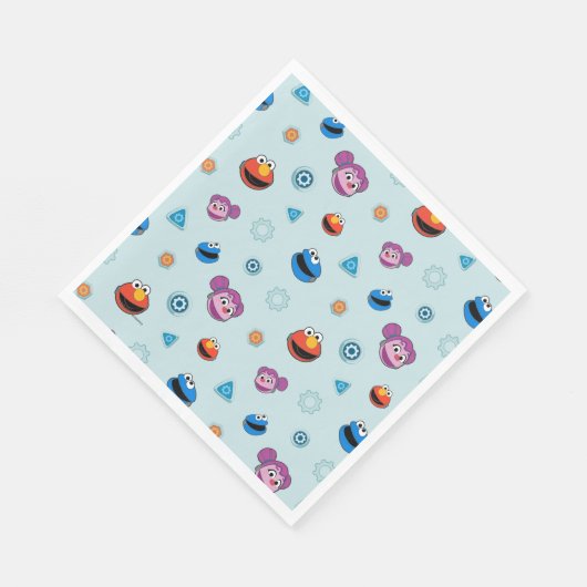 Sesamstraße | Mecha Builders gegenüber Muster Serviette (Ecke)