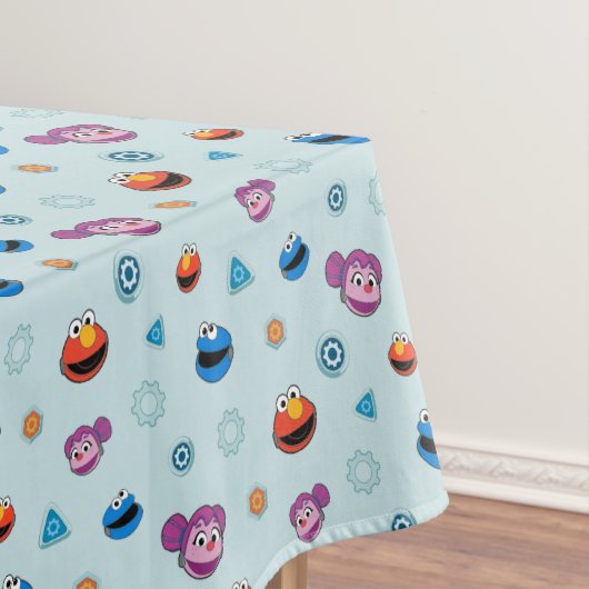 Sesamstraße | Mecha Builders gegenüber Muster Tischdecke (Beispiel)