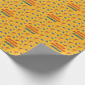 Sesamstraße | Mecha Builders | Name hinzufügen Geschenkpapier (Ecke)