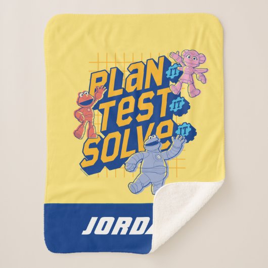 Sesamstraße | Mecha Builders | Name hinzufügen Sherpadecke (Vorderseite)