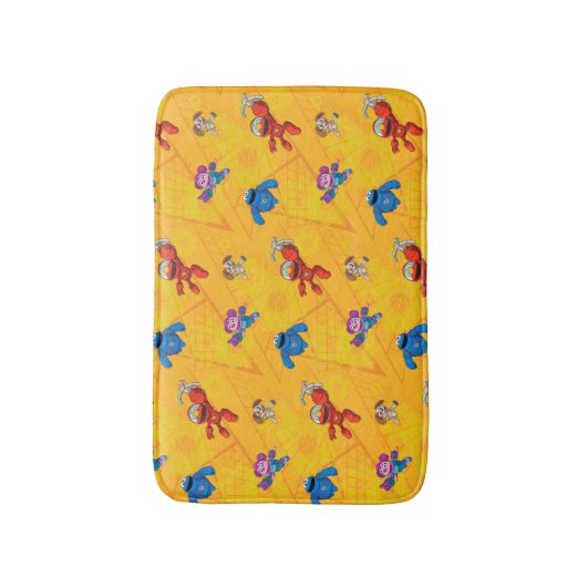 Sesamstraße | Mecha Builders Pattern Badematte (Vorderseite Vertikal)