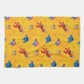 Sesamstraße | Mecha Builders Pattern Geschirrtuch (Horizontal)