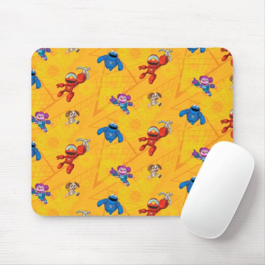 Sesamstraße | Mecha Builders Pattern Mousepad (Mit Mouse)