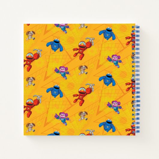 Sesamstraße | Mecha Builders Pattern Notizblock (Rückseite)