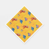 Sesamstraße | Mecha Builders Pattern Serviette (Ecke)
