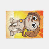 Sesamstraße | Mecha Builders Tango Fleecedecke (Vorderseite (Horizontal))