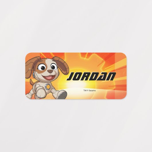 Sesamstraße | Mecha Builders Tango in Aktion Etiketten (Design 1)