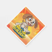 Sesamstraße | Mecha Builders Tango in Aktion Serviette (Ecke)