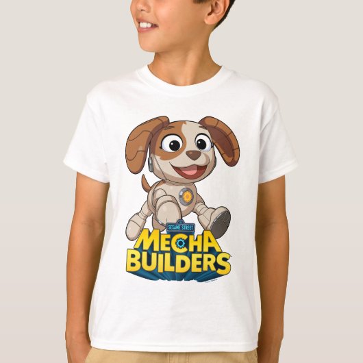 Sesamstraße | Mecha Builders Tango in Aktion T-Shirt (Vorderseite)