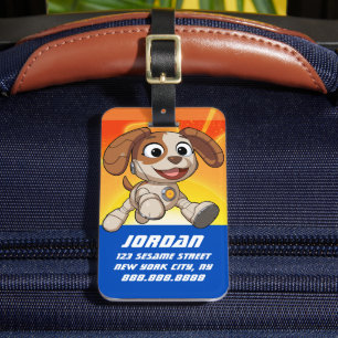 Sesamstraße   Mecha Builders Tango   Name hinzufüg Gepäckanhänger