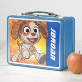 Sesamstraße | Mecha Builders Tango | Name hinzufüg Metall Brotdose (Beispiel)