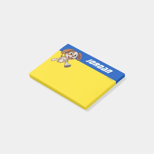 Sesamstraße | Mecha Builders Tango | Name hinzufüg Post-it Klebezettel (angewinkelt)