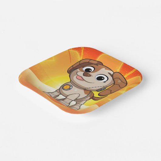 Sesamstraße | Mecha Builders Tango Pappteller (Gewinkelt)