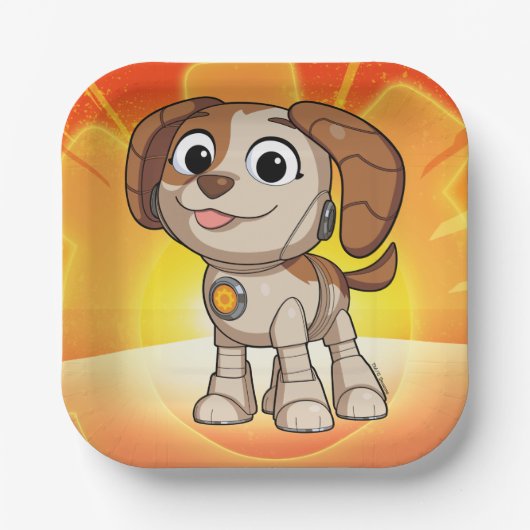 Sesamstraße | Mecha Builders Tango Pappteller (Vorderseite)