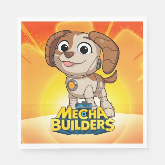 Sesamstraße | Mecha Builders Tango Serviette (Vorderseite)