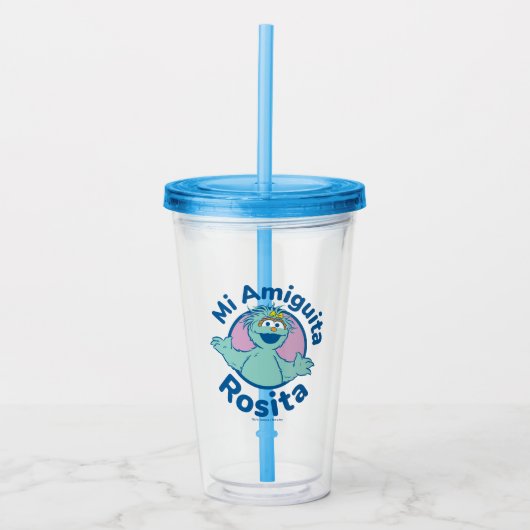 Sesamstraße | Mi Amiguita Rosita Acryltrinkbecher (Vorderseite)