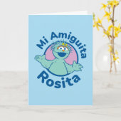 Sesamstraße | Mi Amiguita Rosita Karte (Gelbe Blume)