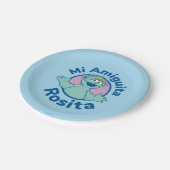 Sesamstraße | Mi Amiguita Rosita Pappteller (Schrägansicht)