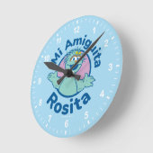 Sesamstraße | Mi Amiguita Rosita Runde Wanduhr (Winkel)