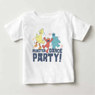 Sesamstraße   Monster Dance Party Baby T-shirt