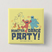 Sesamstraße | Monster Dance Party Button (Vorderseite)