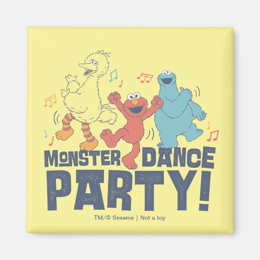 Sesamstraße | Monster Dance Party Magnet (Vorne)