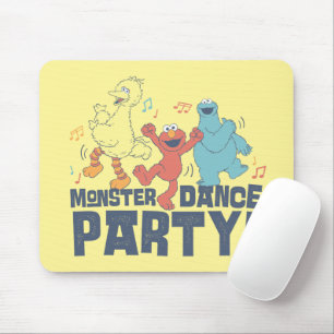 Sesamstraße Monster Dance Party Mousepad