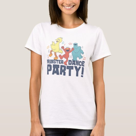 Sesamstraße | Monster Dance Party T-Shirt (Vorderseite)