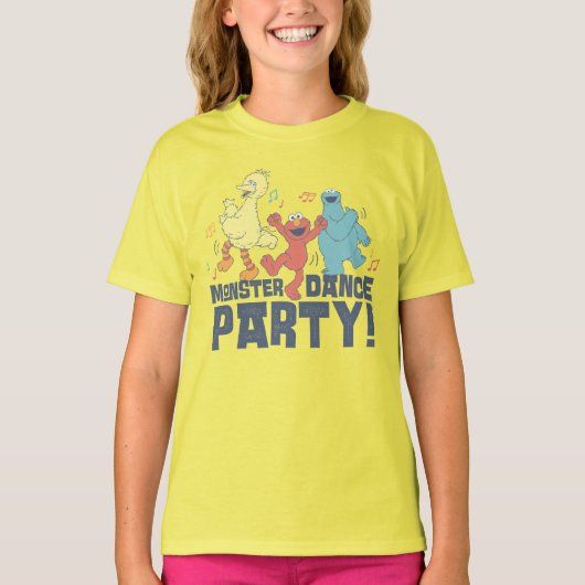 Sesamstraße | Monster Dance Party T-Shirt (Vorderseite)