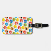 Sesamstraße-Muster Gepäckanhänger (Vorderseite horizontal)