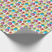 Sesamstraße-Muster Geschenkpapier (Ecke)