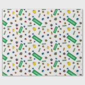 Sesamstraße-Muster Geschenkpapier (Flach)