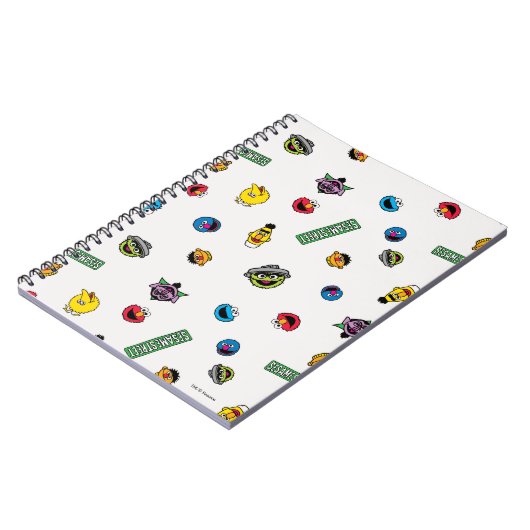 Sesamstraße-Muster Notizblock (Linke Seite)