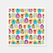 Sesamstraße-Muster Serviette (Vorderseite)