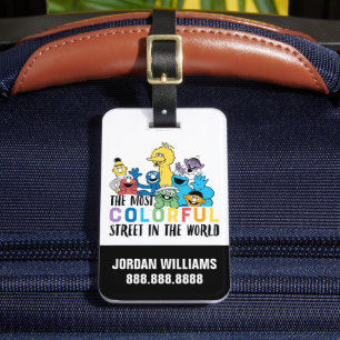 Sesamstraße Name hinzufügen Gepäckanhänger