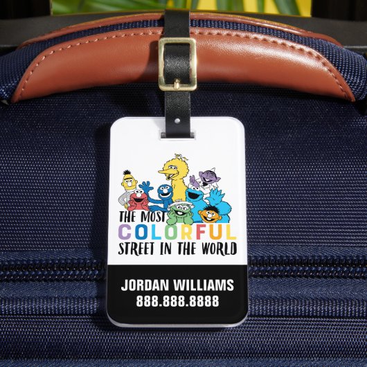 Sesamstraße | Name hinzufügen Gepäckanhänger (Vorderseite Insitu 2)