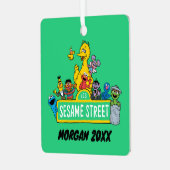 Sesamstraße | Name hinzufügen Ornament Aus Metall (Vorderseite links)