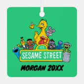 Sesamstraße | Name hinzufügen Ornament Aus Metall (Vorderseite)