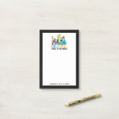 Sesamstraße | Name hinzufügen Post-it Klebezettel (Auf Schreibtisch)