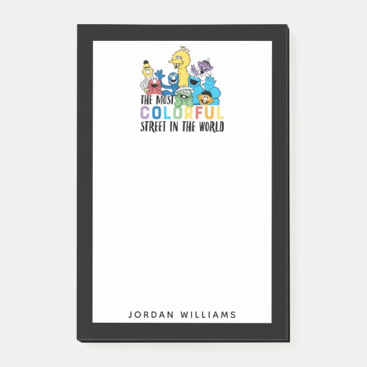 Sesamstraße | Name hinzufügen Post-it Klebezettel (Vorderseite)