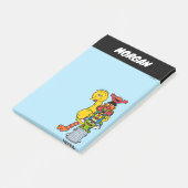 Sesamstraße | Name hinzufügen Post-it Klebezettel (angewinkelt)