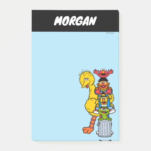 Sesamstraße | Name hinzufügen Post-it Klebezettel (Vorderseite)