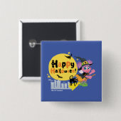 Sesamstraße | Niedliches Halloween-Muster Button (Vorne & Hinten)